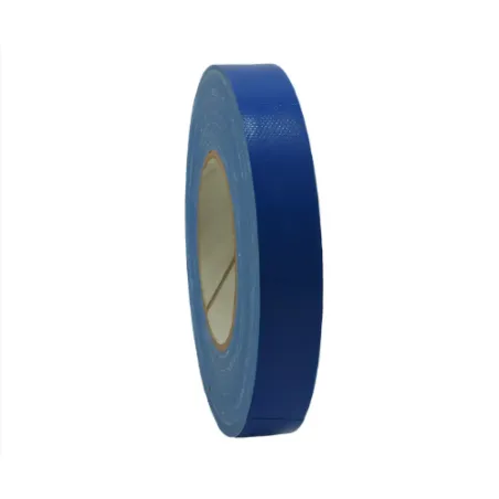 Simple face Plastifié PVC 38mm Bleu / Carton 10 rouleaux