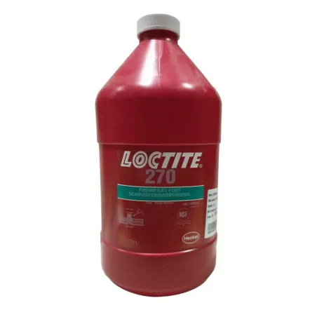 Frein-filet fort vert Loctite 270 pour filetages métalliques 1L