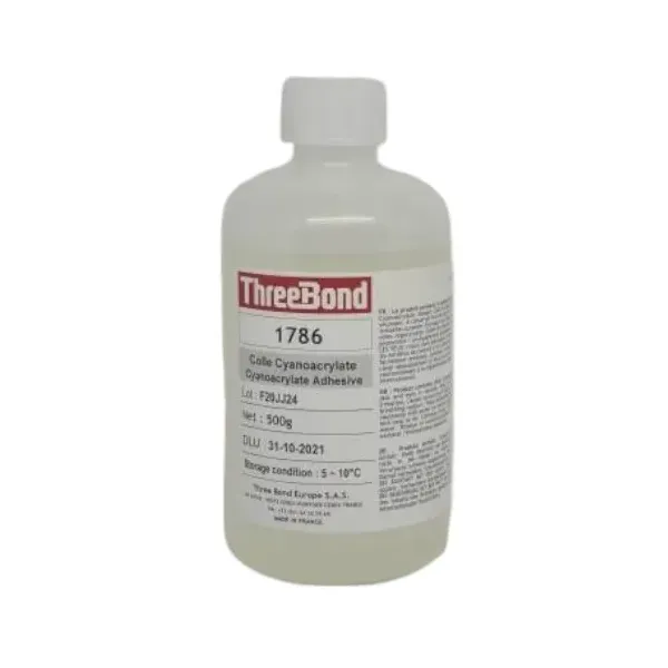 Colle Threebond 1786 super forte cyanoacrylate prise rapide 500g