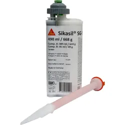 Sikasil SG-500 Colle silicone bi-composant pour collage vitre structurel 490ml - Par 8