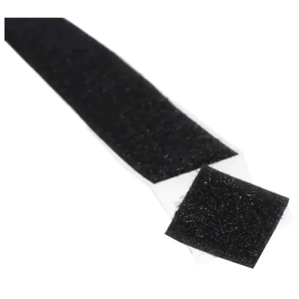 Ruban auto-agrippant Velcro PS18 noir - Boucle -  PVC - 25mm x 25m