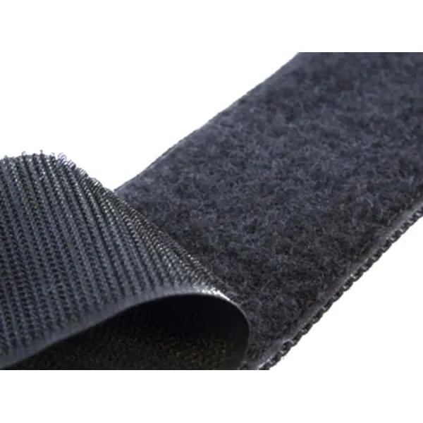 Auto-agrippant de type velcro à coudre noir AASTD - 50mm x 25m - Boucle