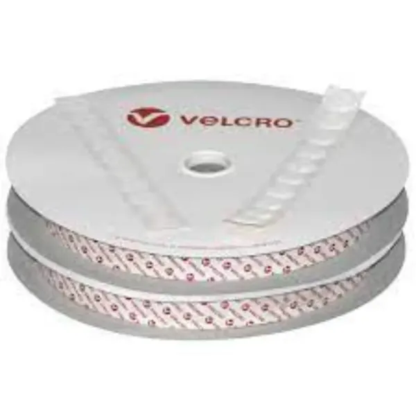 Velcro PS14 pastilles auto agrippantes Blanc-Crochet- 15mm x 1300 Past