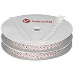 Pastilles Velcro adhésif PS14 Blanc - Crochet - 19mm x 1120 Past