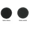 Velcro PS14 pastilles auto agrippantes Noir -Crochet- 15mm x 1300 Past