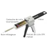 Piston pour Pistolet Applicateur Manuel 3M Scotch-Weld EPX pour cartouches 1:1 et 1:2 de 50 ml
